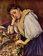 Paul Cezanne Junges italienisches Madchen Sweden oil painting artist